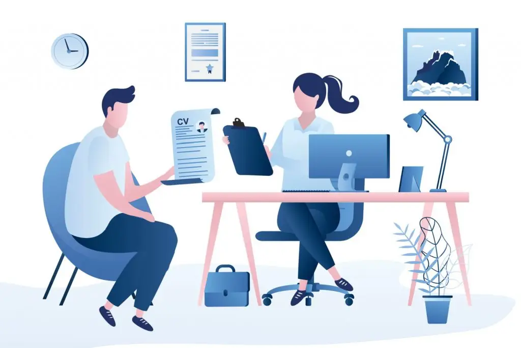 evitar numa entrevista de emprego